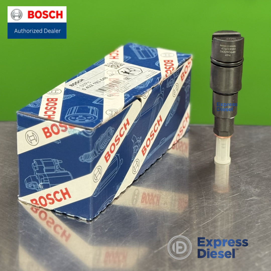Bosch fuel injector 0-432-191-545 rear view for Cummins ISB 5.9L diesel engine