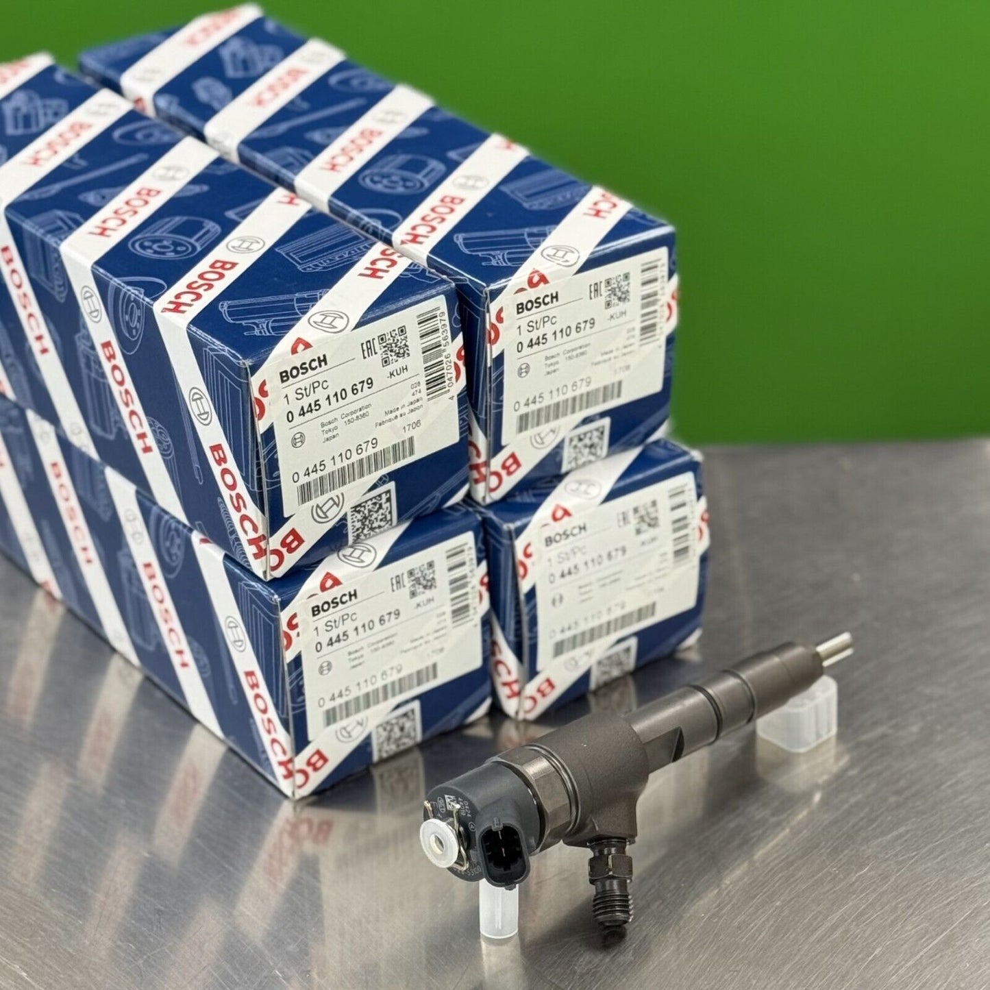 NEW BOSCH FUEL INJECTOR SET of 4 For YANMAR THERMOKING 4TNV88C 2.2L 129C28-53100 - Express Diesel USA