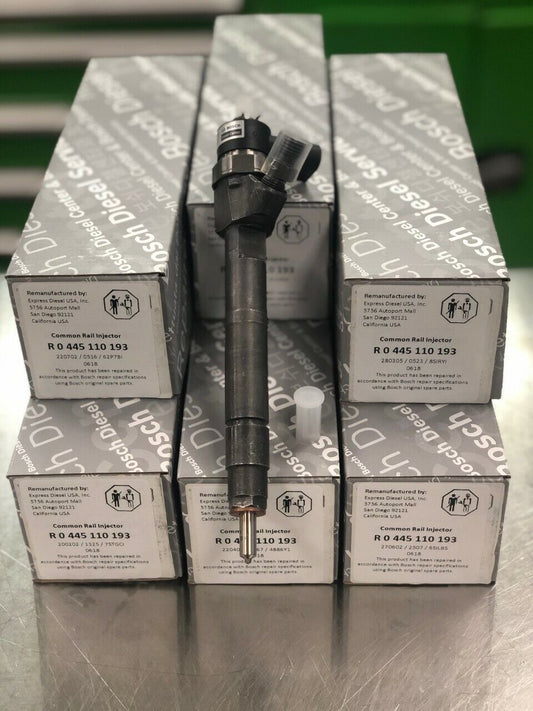 BOSCH FUEL INJECTOR SET For 2005-06 MERCEDES E320 CDI 3.2L L6 NOCORE 6480700387 - Express Diesel USA