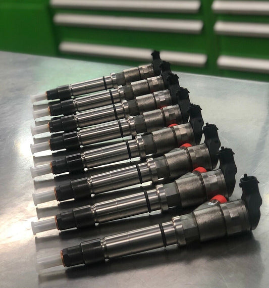 BOSCH FUEL INJECTOR SET For 2006-07�� CHEVY GMC DURAMAX 6.6L LBZ 97361355 NO CORE - Express Diesel USA