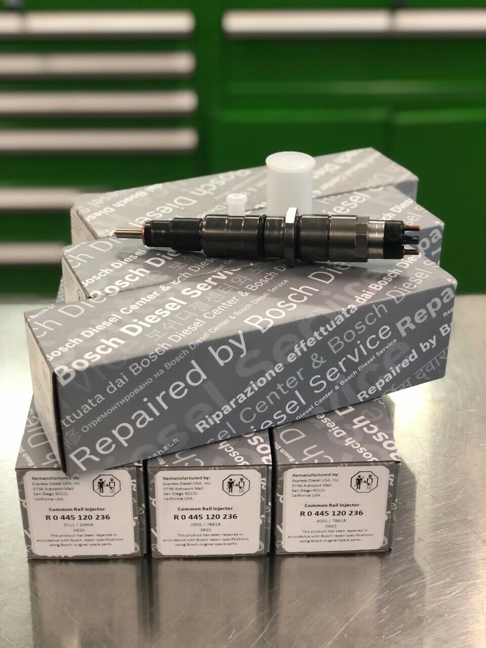 BOSCH FUEL INJECTOR SET For KOMATSU CUMMINS QSB 6.7L 6745113102 NO CORE! 5263308 - Express Diesel USA