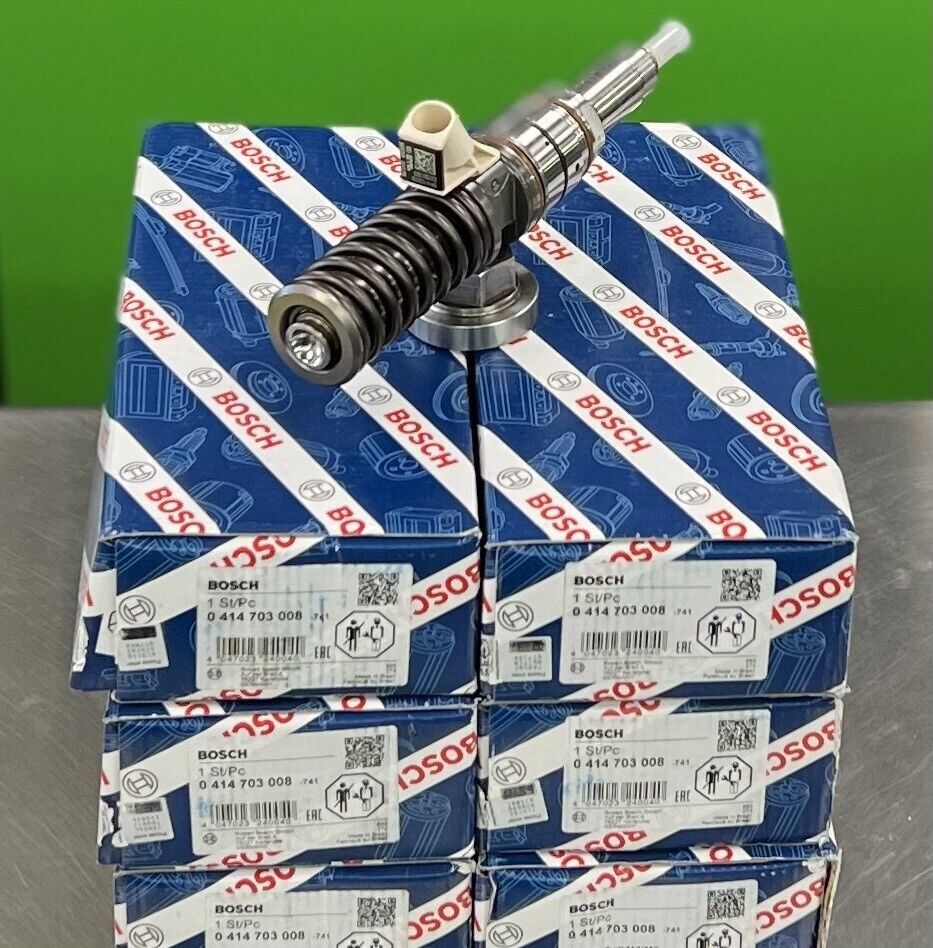 fuel unit injector bosch set of 6 for case iveco cursor 7/10/13 504287070 504125329 - Express Diesel USA