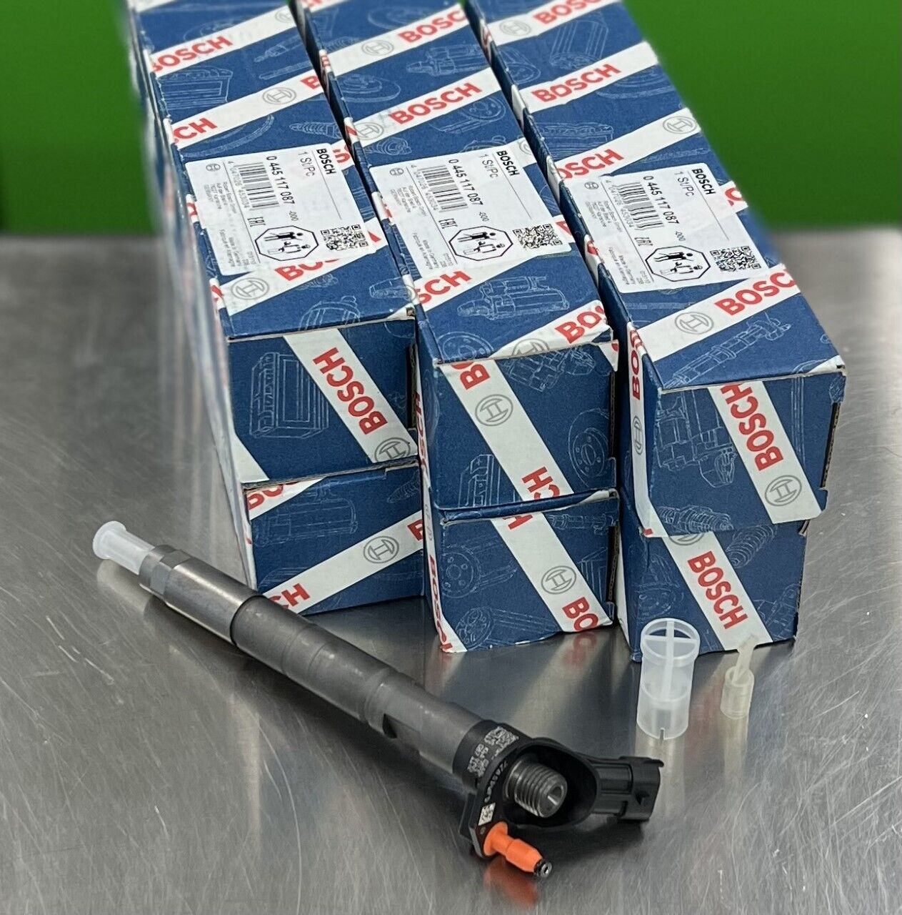 NEW BOSCH FUEL INJECTOR SET of 6 For CASE IVECO 5801540213 504371264 0445117036 - Express Diesel USA