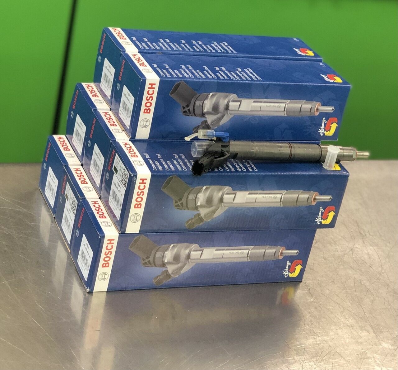 NEW FUEL INJECTOR SET 8 For 2011-2014 FORD POWER STROKE 6.7L BC3Z9H529A NO CORE! - Express Diesel USA