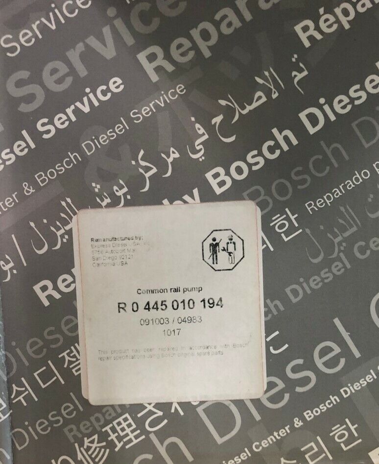 HIGH PRESSURE FUEL PUMP For 2008-13 BMW 3.0L 335d ,X5 xDrive 35d # 13517804409 - Express Diesel USA