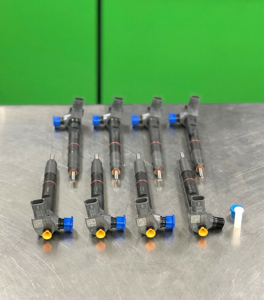 NEW SET of 8 FUEL INJECTOR For 2017-19 CHEVY GMC L5P 6.6L 12696966 NO CORE CHRG! - Express Diesel USA