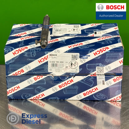 0432193424 Bosch Fuel Injector Set of 4 Fits New Holland L225 3.2L 504385978