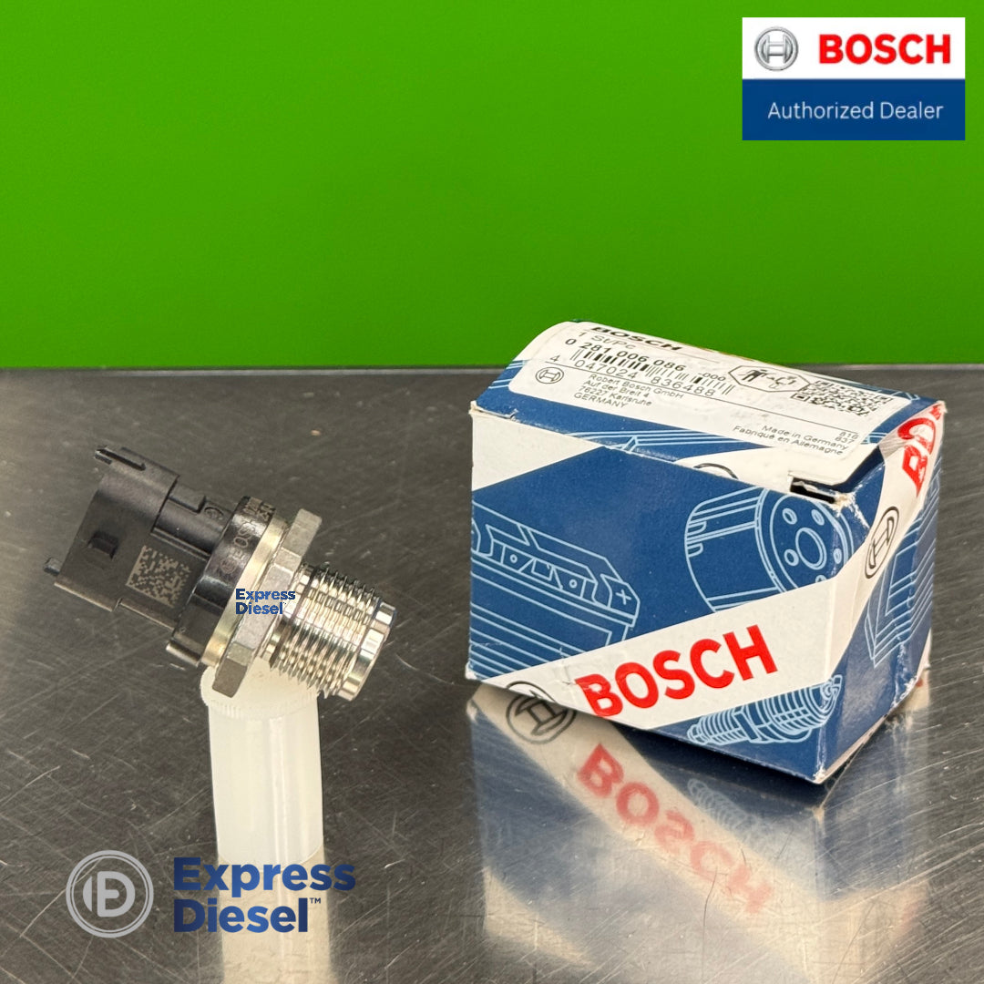 0281006086 Genuine Bosch Fuel Rail Pressure Sensor OEM Quality