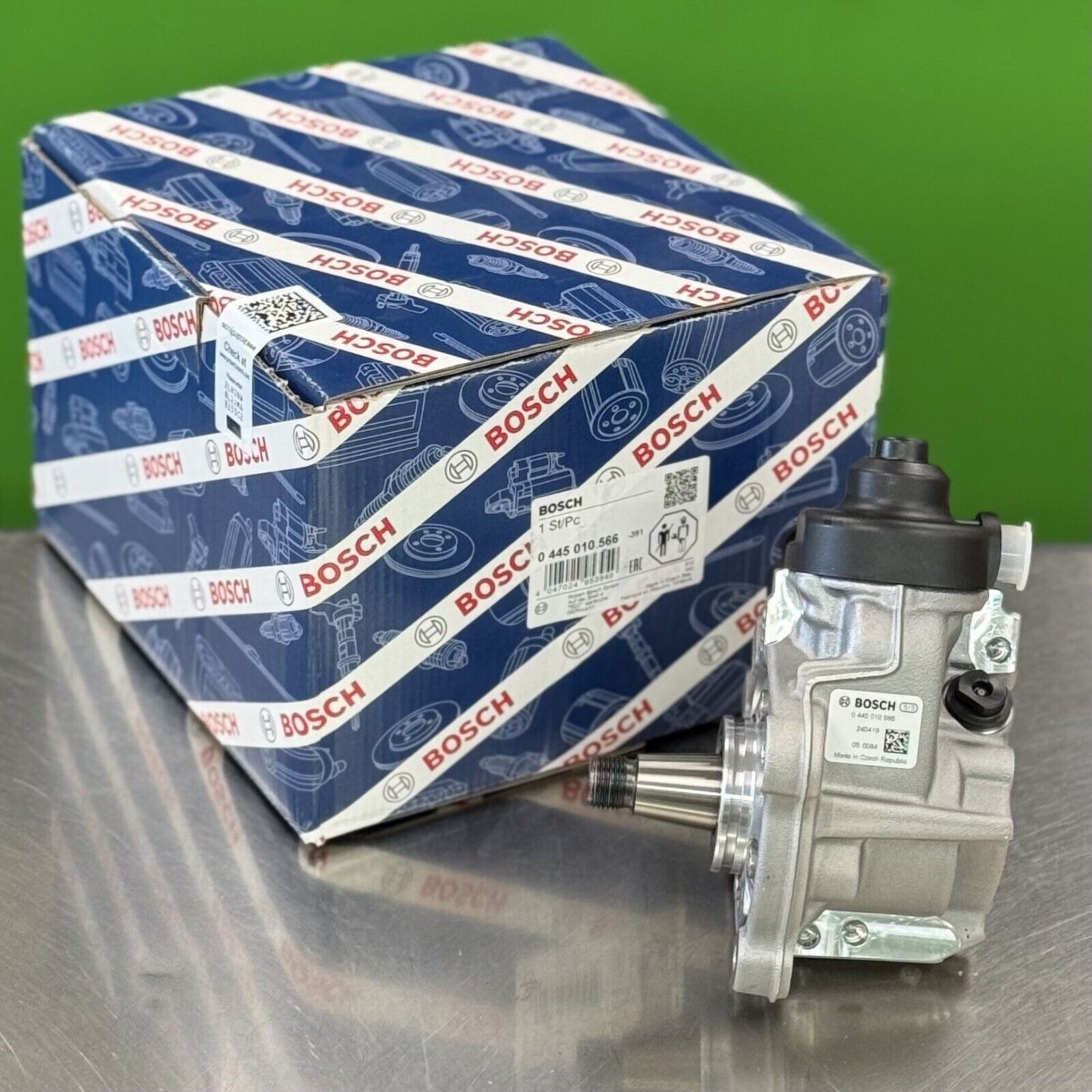 03l130755ab bosch high pressure fuel pump for volkswagen 2.0l ckra diesel engine oem replacement main view