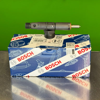 0432131698 bosch fuel injector side view with bosch packaging