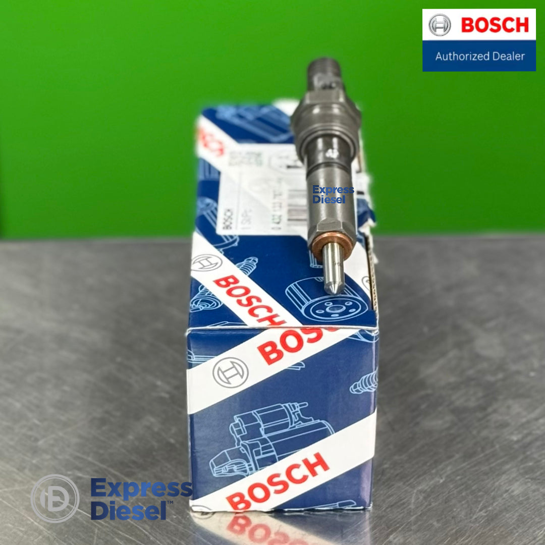 Bosch fuel injector 4089270 front view for Cummins 6BTAA diesel engine
