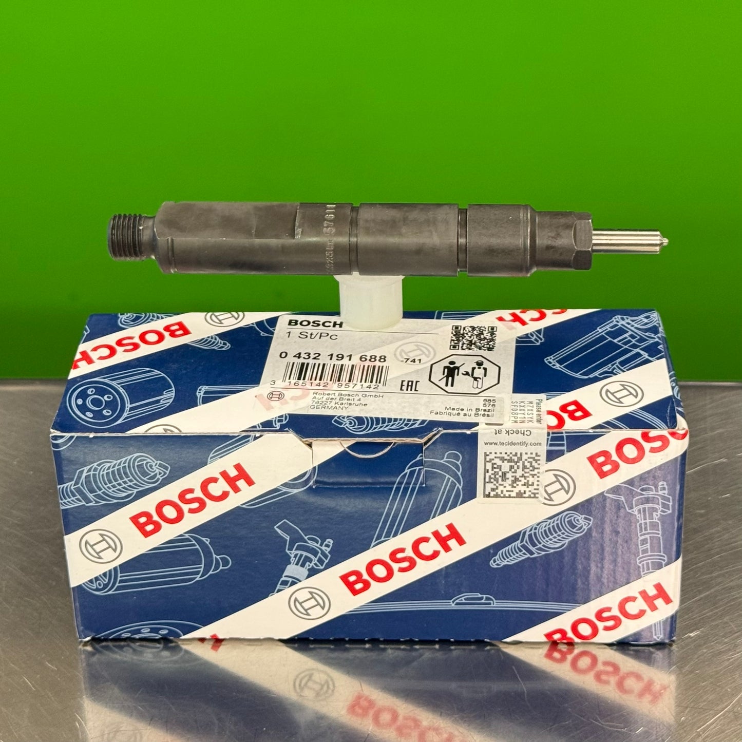 0432191688 bosch fuel injector side view for ford new holland 8870 8970