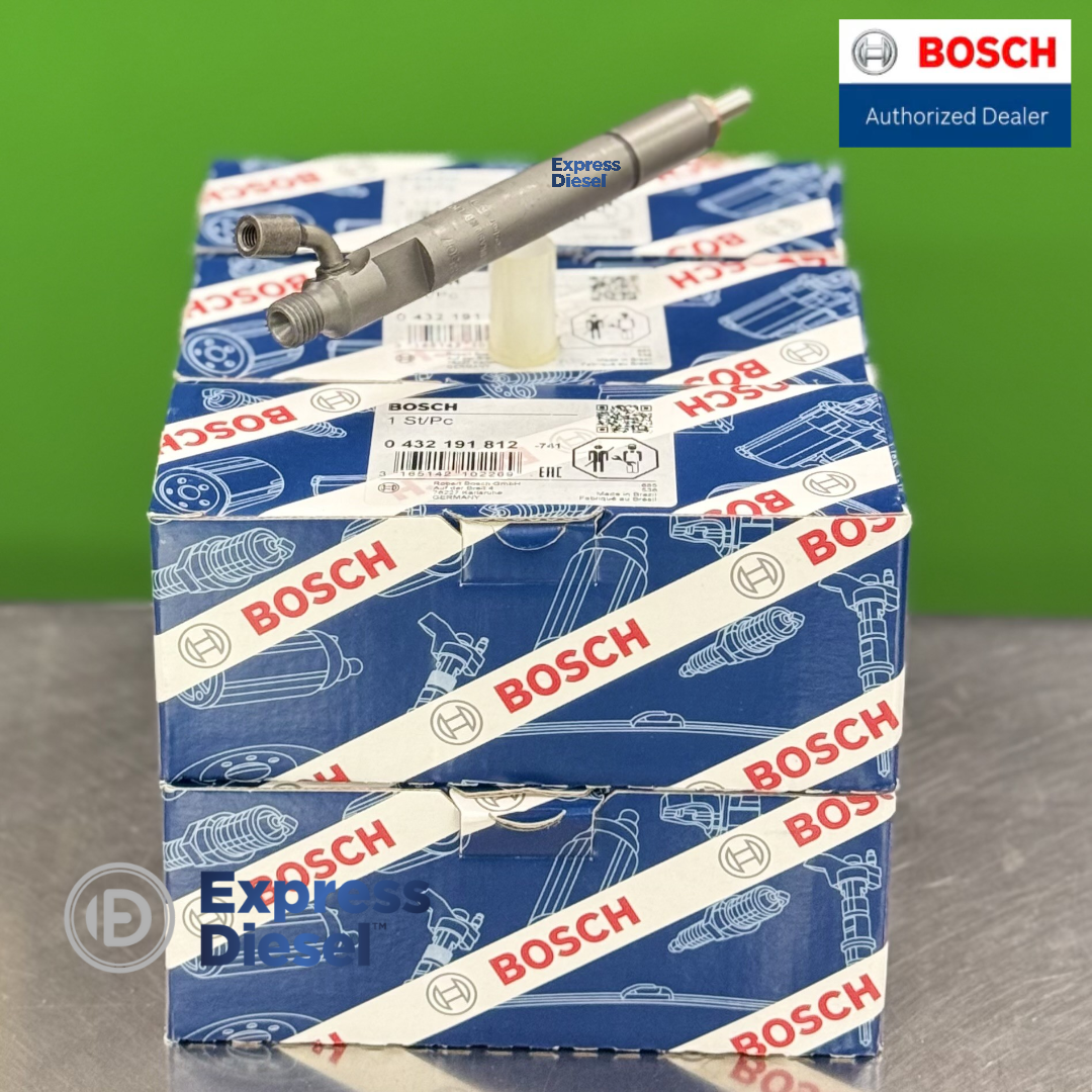 0432191812 Bosch Fuel Injector Set of 6 – Fits Cummins 6Ct Case Komatsu
