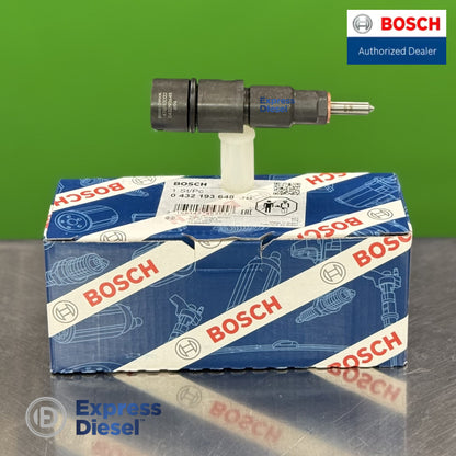 Bosch fuel injector 0432191545 three quarter view genuine OEM diesel injector