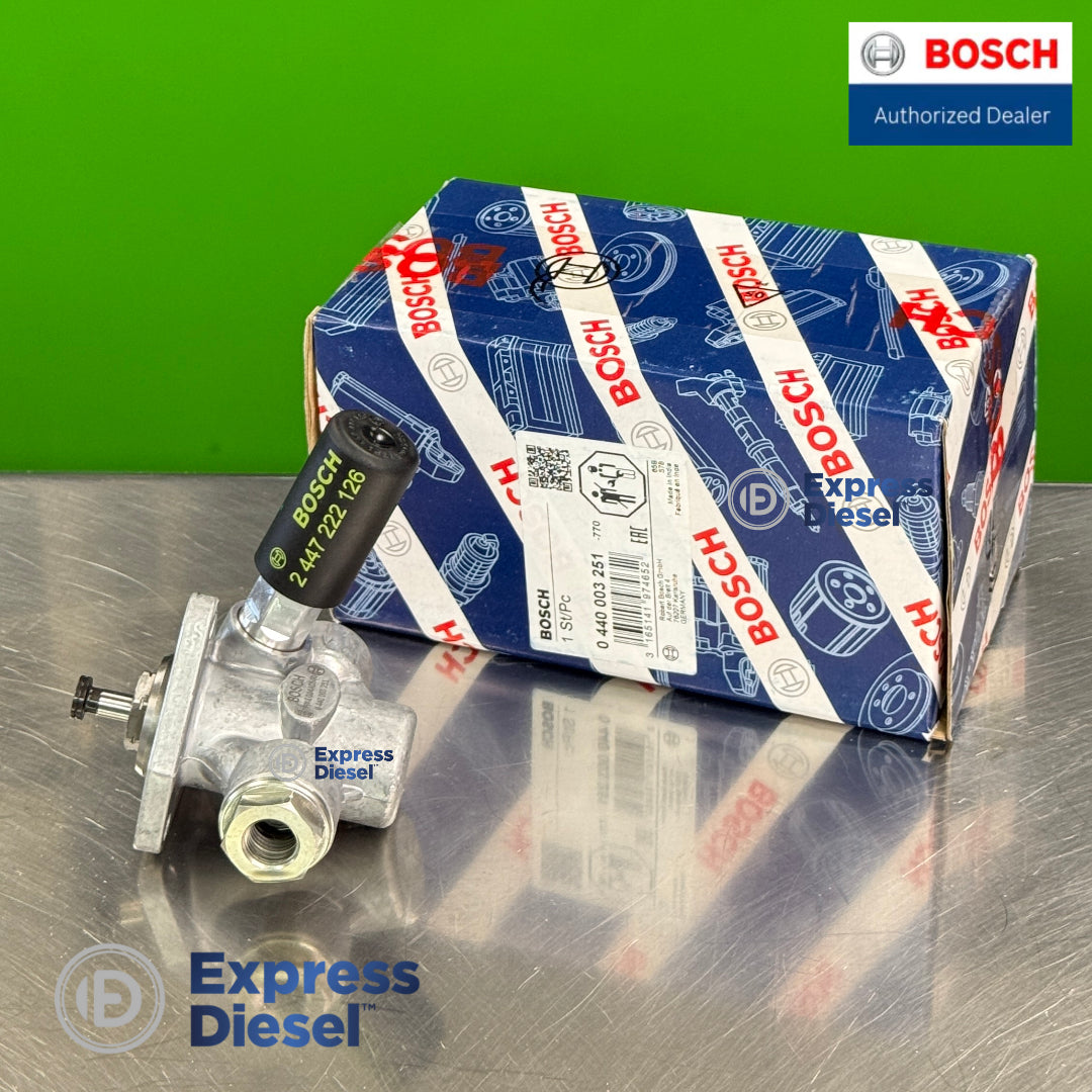 Rear view of Bosch 0440003251 mechanical supply pump FP/KEG24AD500