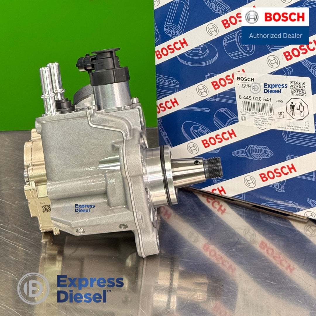 Side view of Bosch 0445020541 high pressure fuel injection pump OE 7386496