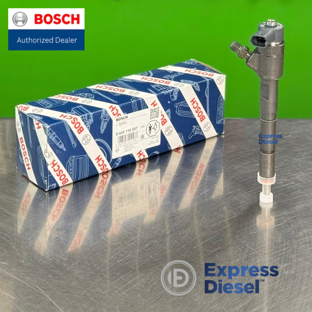 0305BAB02221N OEM Bosch diesel fuel injector angle view