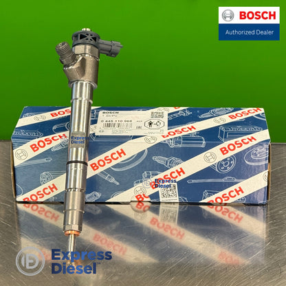 Front view of Bosch 0445110968 common rail fuel injector OE 400903-00223