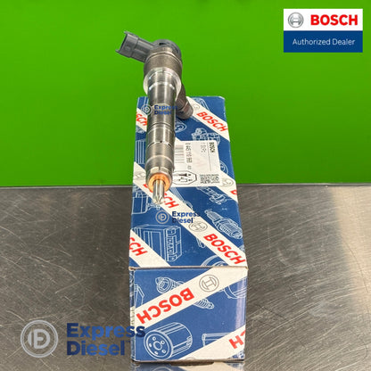 Nozzle view of Bosch 0445110968 common rail fuel injector for Bobcat and Doosan diesel engines