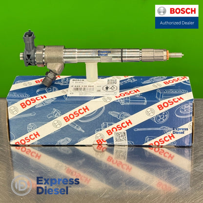Opposite side view of Bosch 0445110968 CRI2-18-OHW common rail fuel injector