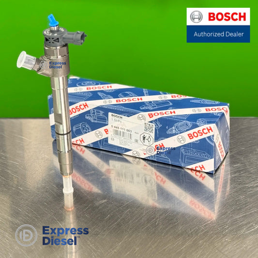 genuine bosch 0445111003 fuel injector with original bosch packaging for doosan d34 and bobcat equipment