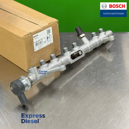 Bosch fuel rail 5623817 for Ram Pickup 6.7L Cummins with original packaging