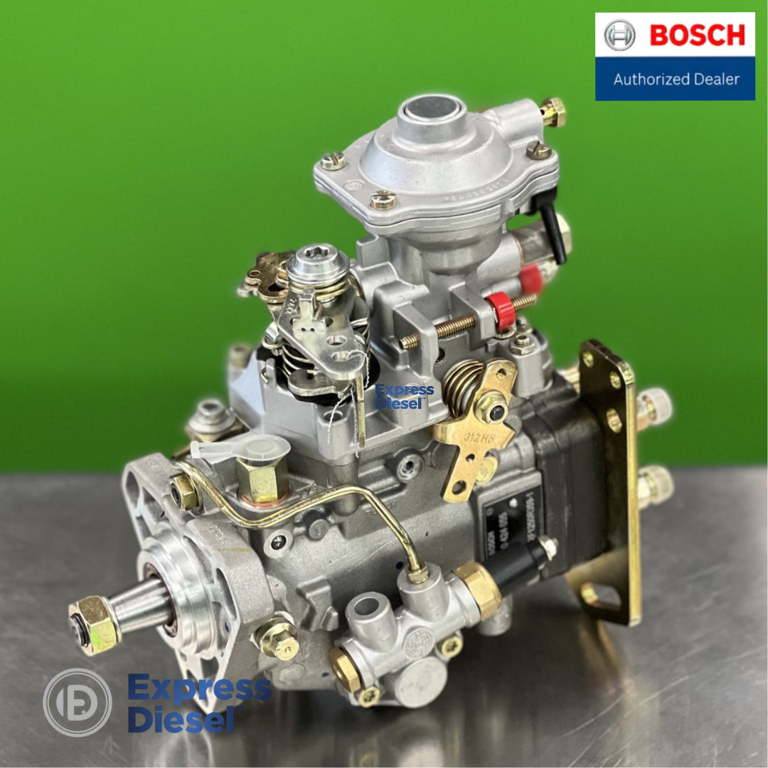 Bosch fuel injection pump 3914924 three quarter view rebuilt to meet OEM quality standards