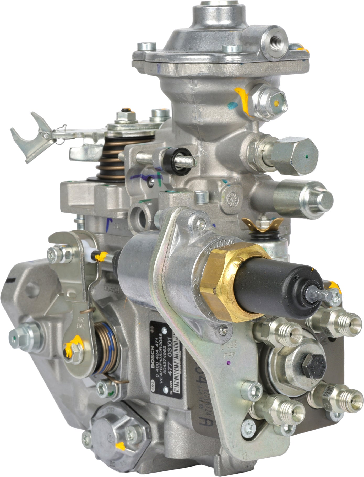 Top angled view of Bosch 0460424471 mechanical fuel injection pump
