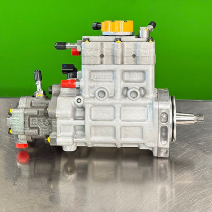 10R7659 reman fuel injection pump for Caterpillar C4.4 Perkins 1104D-E44T rear angle view