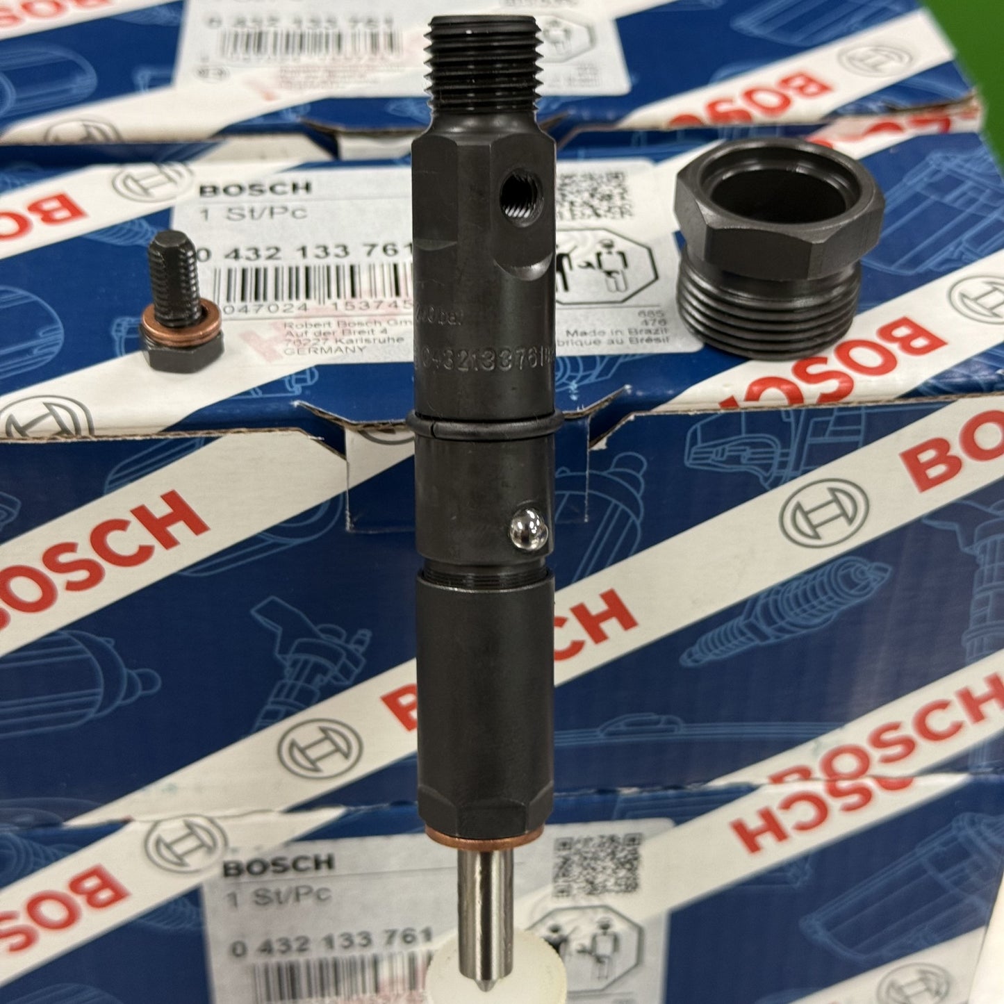 Fuel Injector Bosch Set Of 4 For Case New Holland 2856255 504254390 112122 761 0432133761