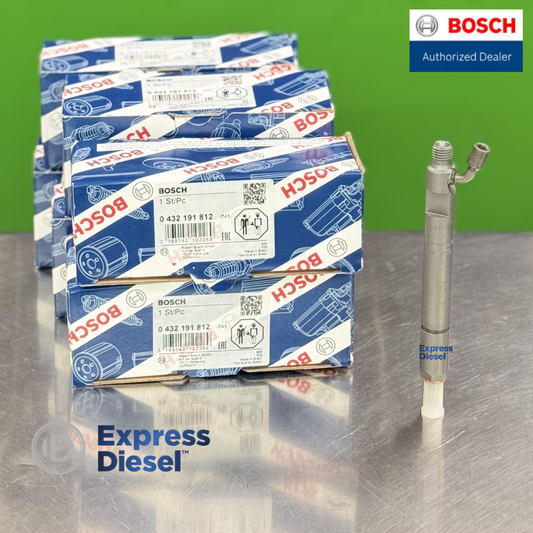 0432191812 Bosch Fuel Injector Set of 6 – Fits Cummins 6Ct Case Komatsu