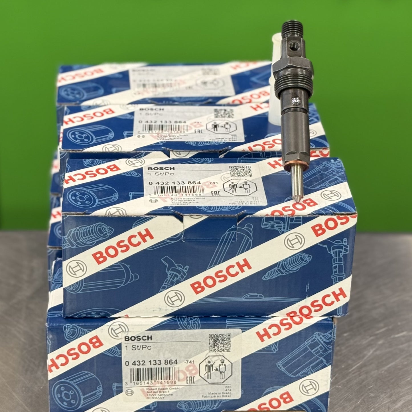 Fuel Injector Bosch Set Of 6 For Cummins Marine 300Hp Kdal59P6 3924013 3802516 4013 0432133864