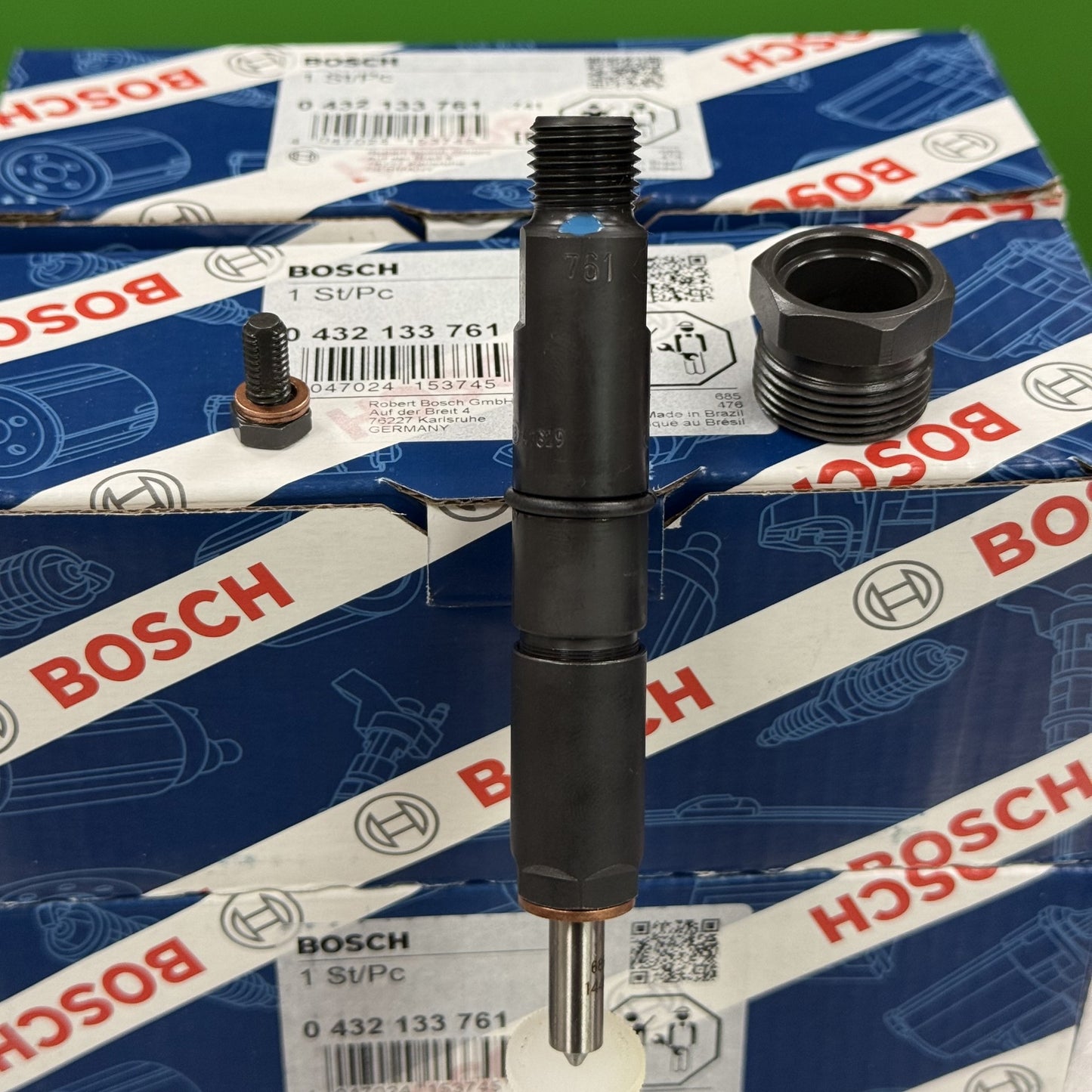 Fuel Injector Bosch Set Of 4 For Case New Holland 2856255 504254390 112122 761 0432133761