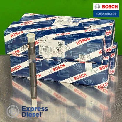 0432193424 Bosch Fuel Injector Set of 4 Fits New Holland L225 3.2L 504385978