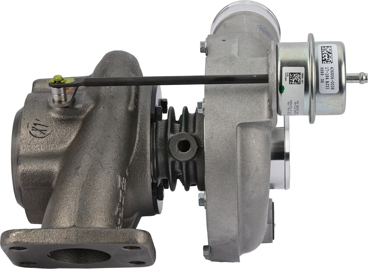 3160514 Garrett GT2560S turbocharger for Caterpillar C4.4 left side view
