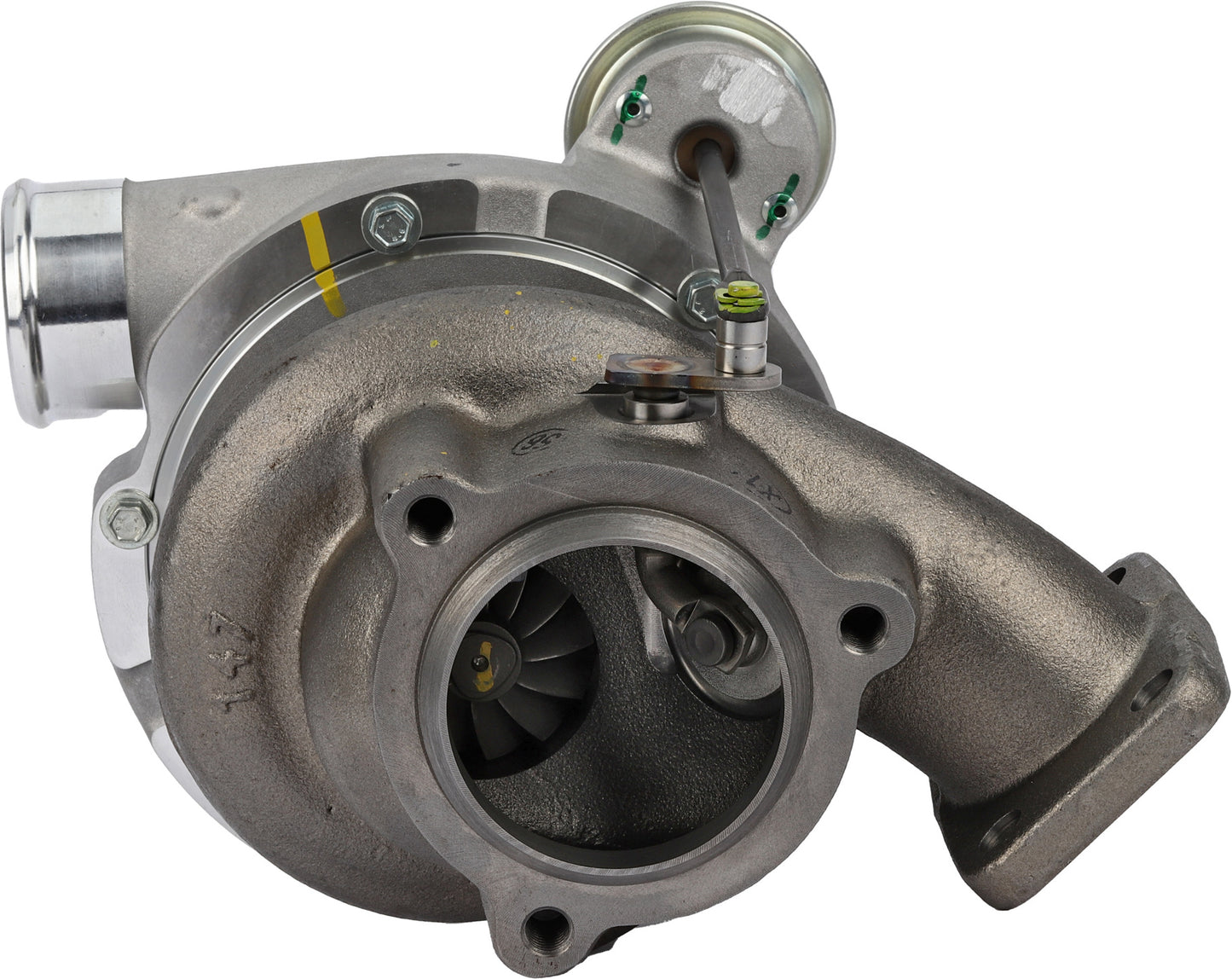 170-025-1555 Garrett GT2560S turbocharger compressor housing view