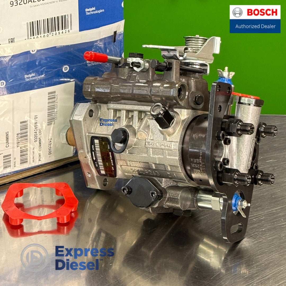 3957710 Genuine Delphi Fuel Injection Pump Front Left View for Cummins B4.5