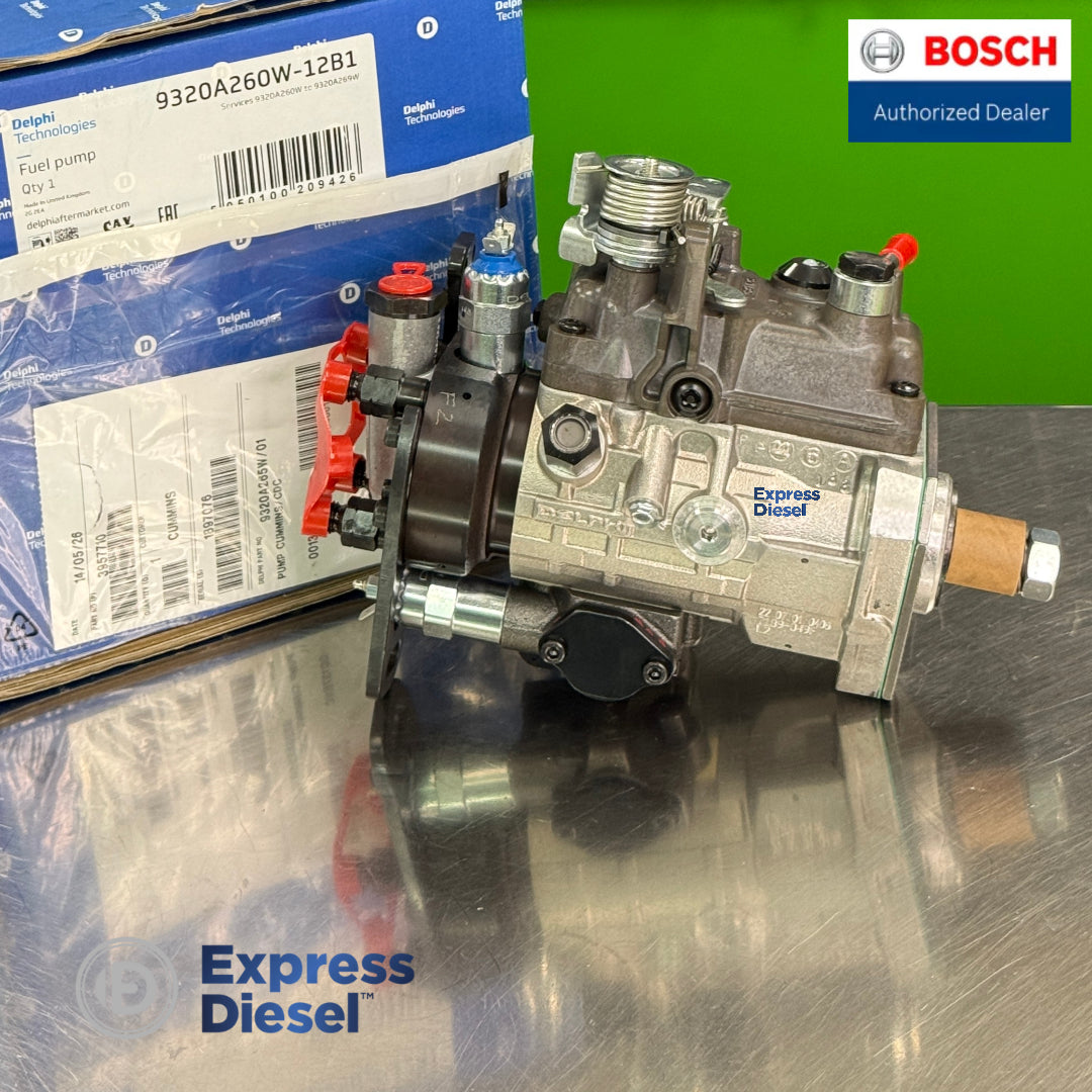 9320A265W Delphi DP210 Mechanical Fuel Injection Pump Left Side View
