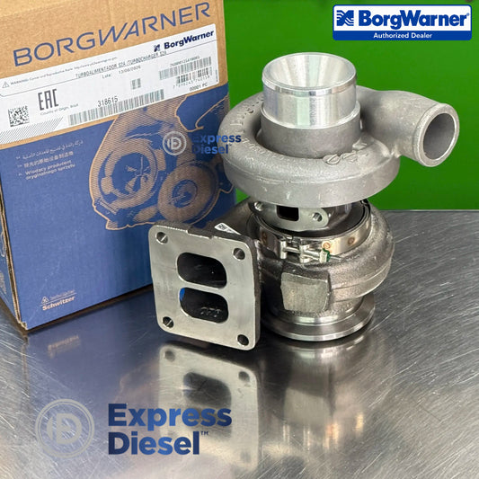 brand new genuine borgwarner 318615 s2a turbocharger with original borgwarner packaging for john deere 4045 engines
