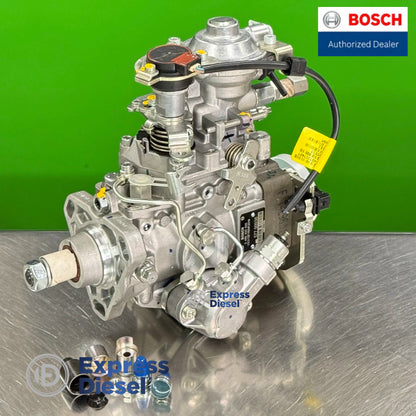 angled view of brand new bosch 0460423035 diesel injection pump for mahindra td ne364 tier iii engine