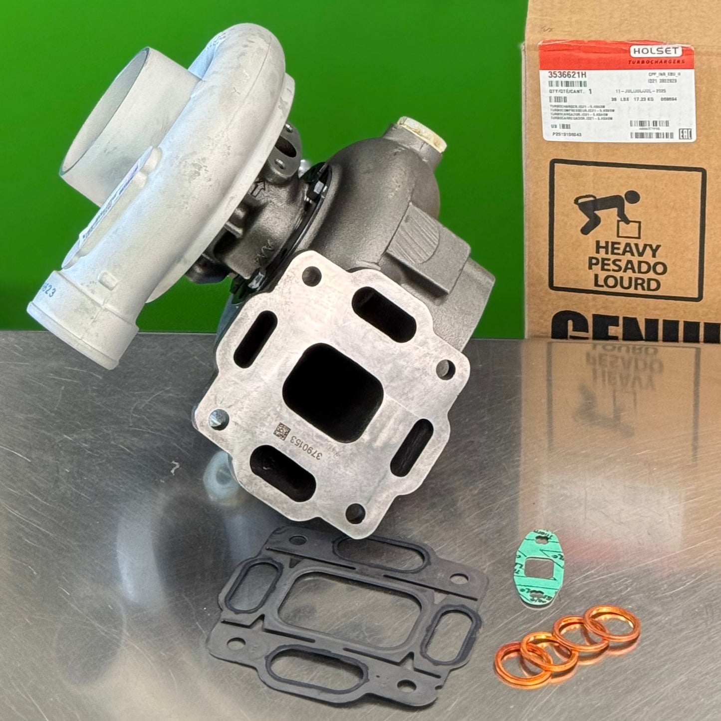 Turbocharger Holset New for Cummins 6Btam 355Hp Marine 3536621H 3536620