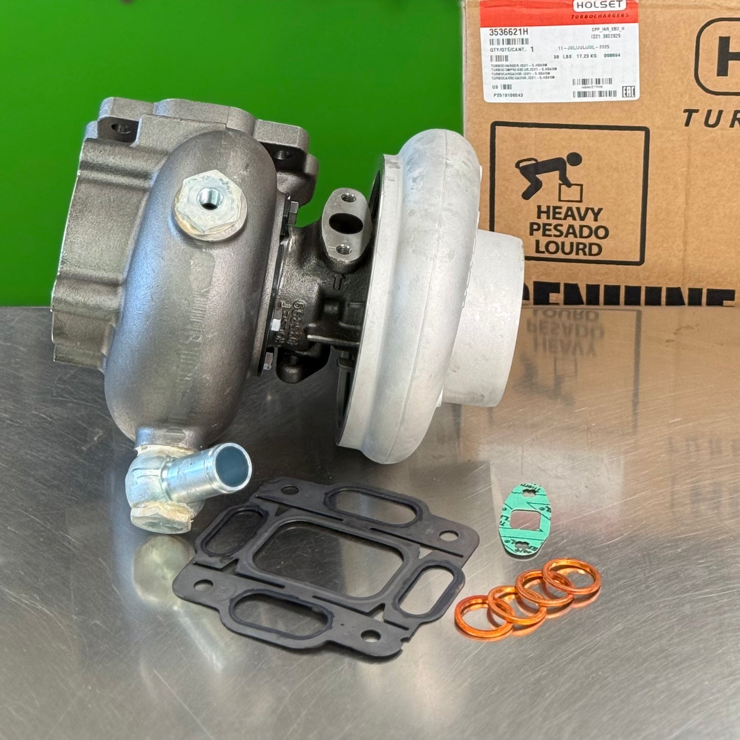 Turbocharger Holset New for Cummins 6Btam 355Hp Marine 3536621H 3536620