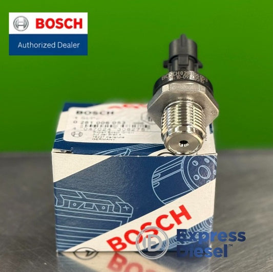 Bosch 0281006053 fuel pressure sensor for Volvo Deutz KHD front view