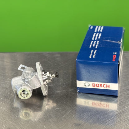 Close-up of Bosch mechanical fuel lift pump 0440008201 showing precision fittings and construction