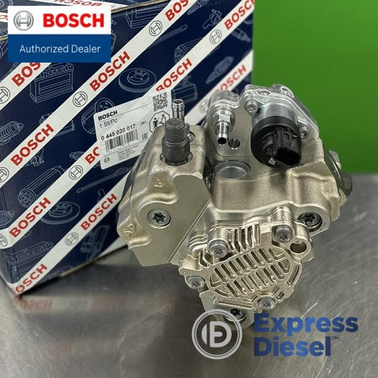 Bosch 0445020017 fuel injection pump for Duramax LB7 6.6L Chevy GMC front view
