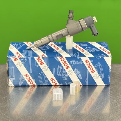 Side view of Bosch 0445110777 diesel fuel injector for Kubota V2403 engine