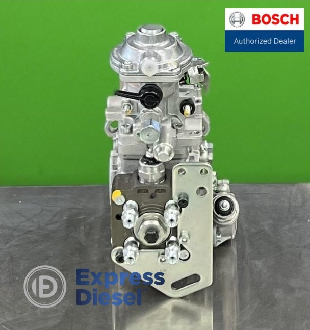 Bosch 0460424274 fuel injection pump showing outlet ports and fittings