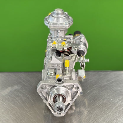 Detail of fuel fittings and connections on Bosch VE4 injection pump 0460424491