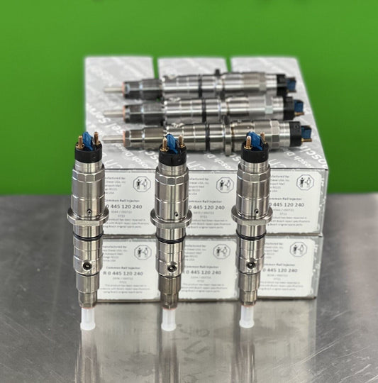 NEW FUEL INJECTOR SET 6 For CUMMINS CASE MARIN  No Core 3965750 87538123 5263306 - Express Diesel USA