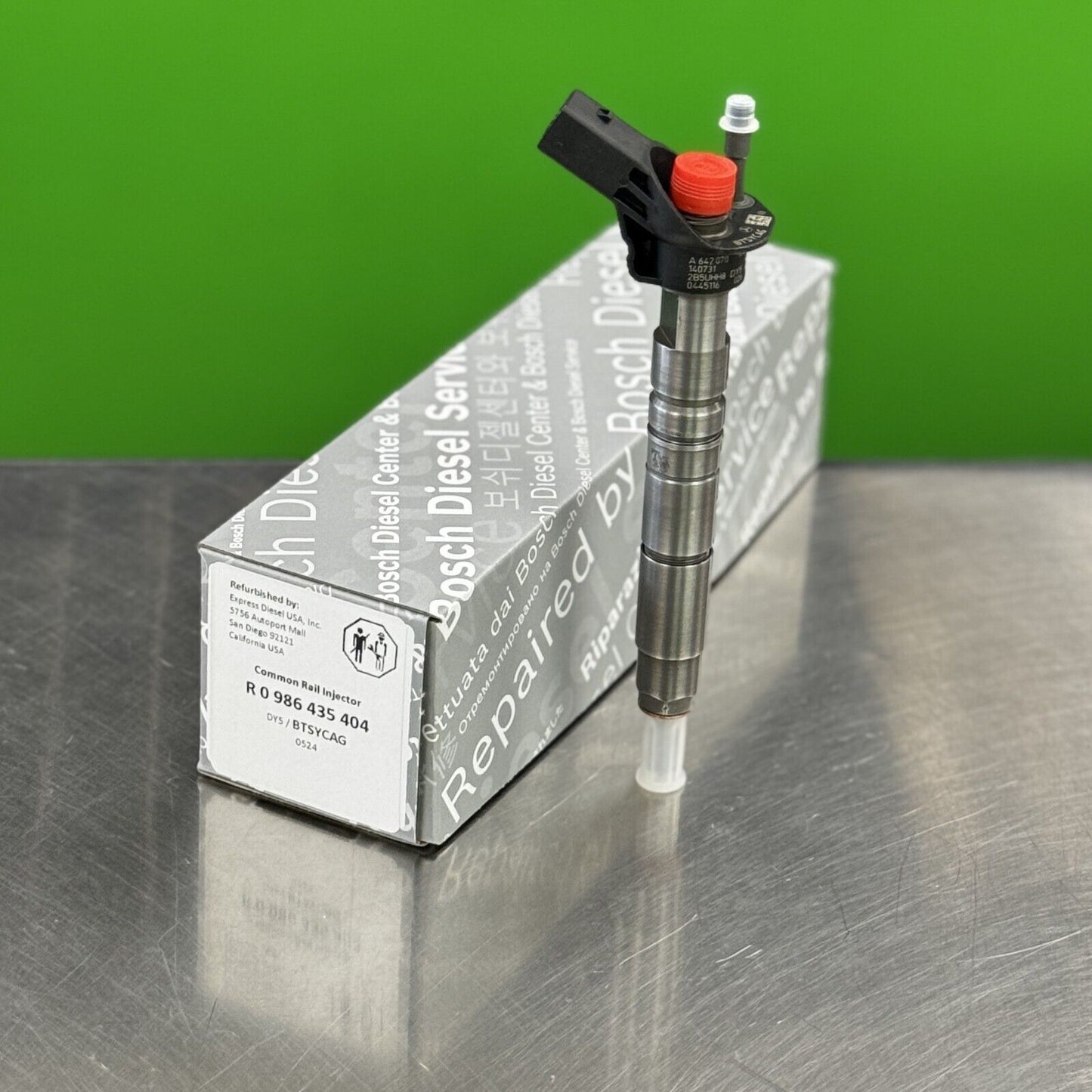 FUEL INJECTOR For MERCEDES 3.0L E/C/ML/G/R OM642 Without Catalyst A6420701187 80 - Express Diesel USA